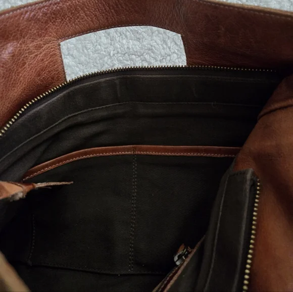 Bed Stu Cognac Orchid Woven Hand Bag - Picture 15 of 16